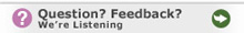 Give Feedback. We're listening.